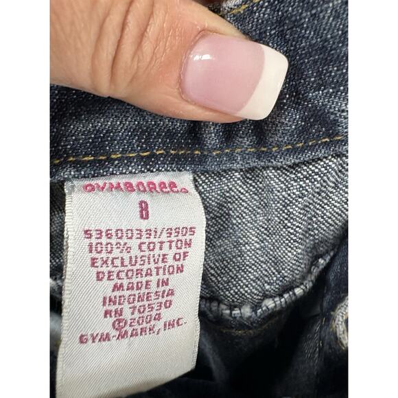 Vtg 2004 Gymboree Ski Bunny Outfit Girls 8 Top & Jeans Set Embroidered Winter - Picture 7 of 8